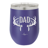 Antlers Dad - Laser Engraved Stainless Steel Drinkware - 1148 -