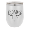 Antlers Dad - Laser Engraved Stainless Steel Drinkware - 1148 -