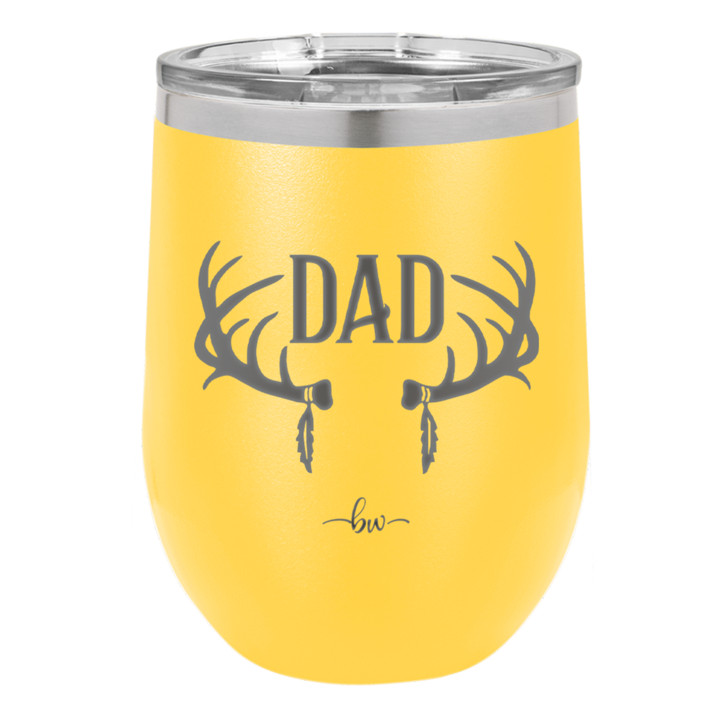 Antlers Dad - Laser Engraved Stainless Steel Drinkware - 1148 -