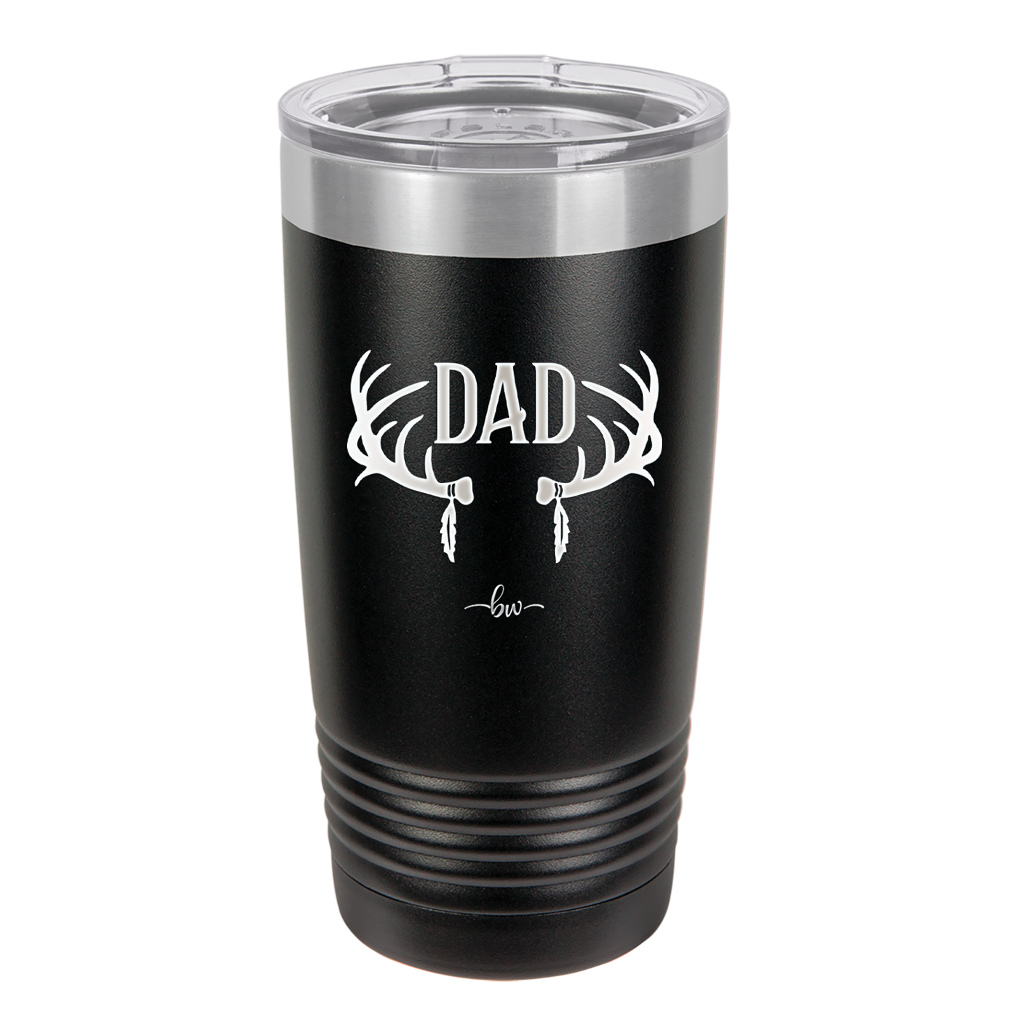 Antlers Dad - Laser Engraved Stainless Steel Drinkware - 1148 -