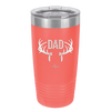 Antlers Dad - Laser Engraved Stainless Steel Drinkware - 1148 -