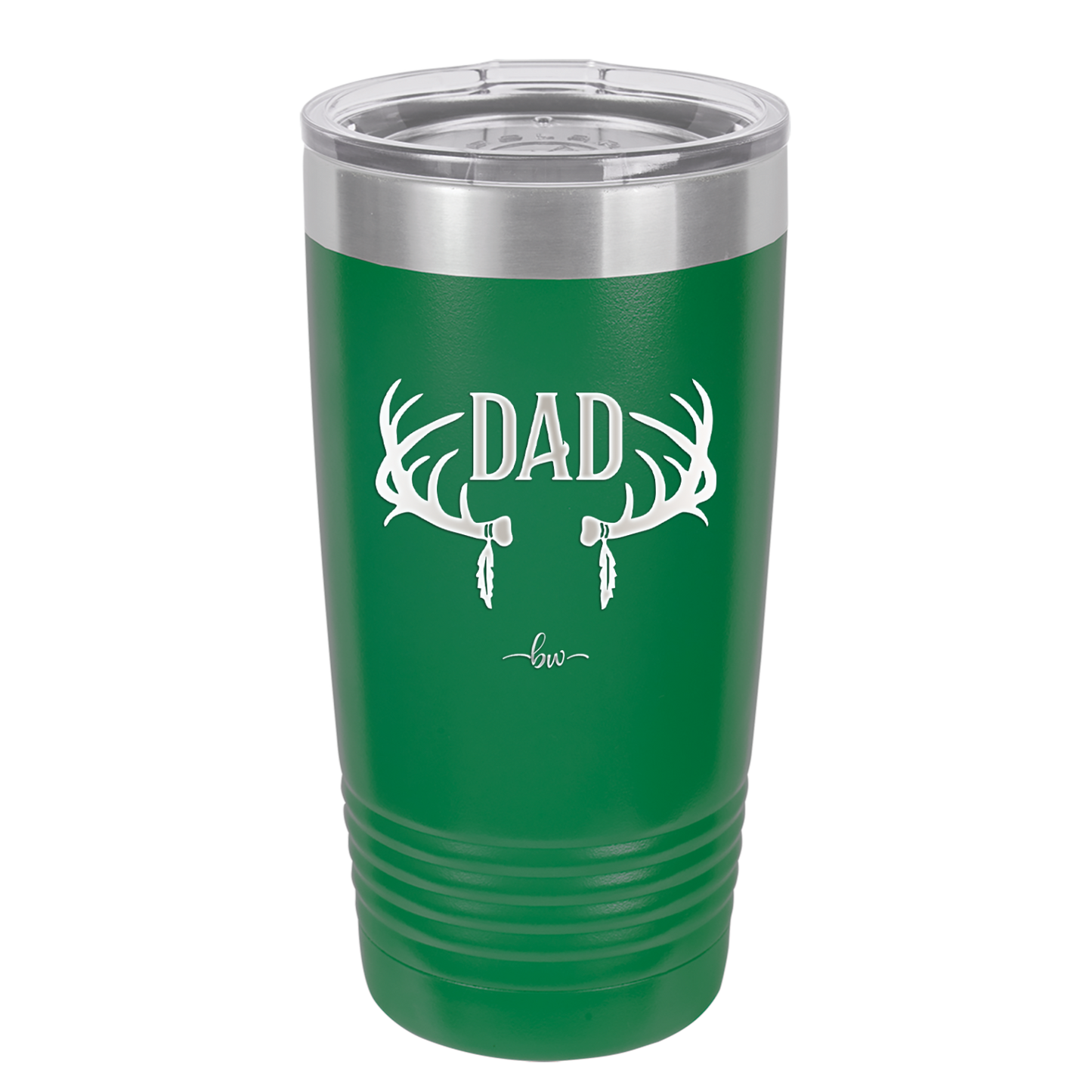 Antlers Dad - Laser Engraved Stainless Steel Drinkware - 1148 -