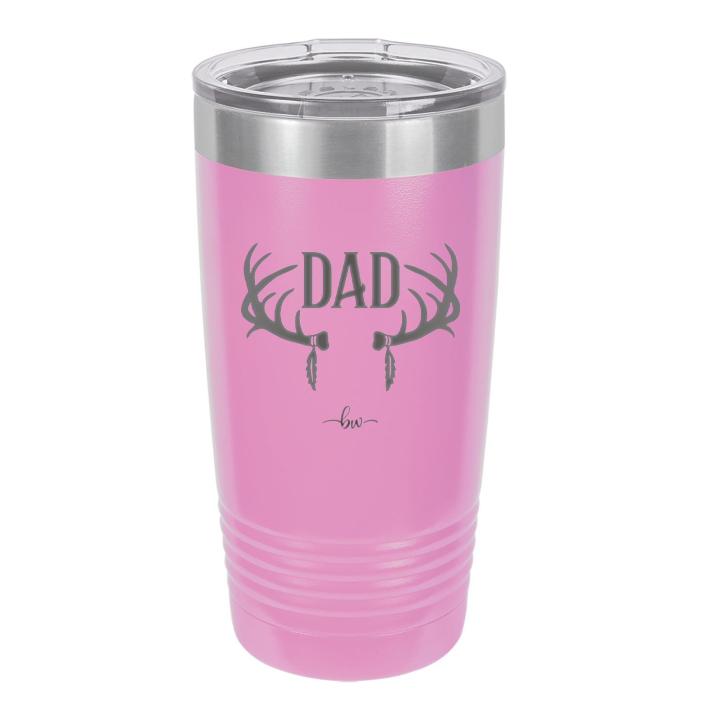 Antlers Dad - Laser Engraved Stainless Steel Drinkware - 1148 -