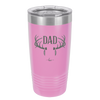 Antlers Dad - Laser Engraved Stainless Steel Drinkware - 1148 -