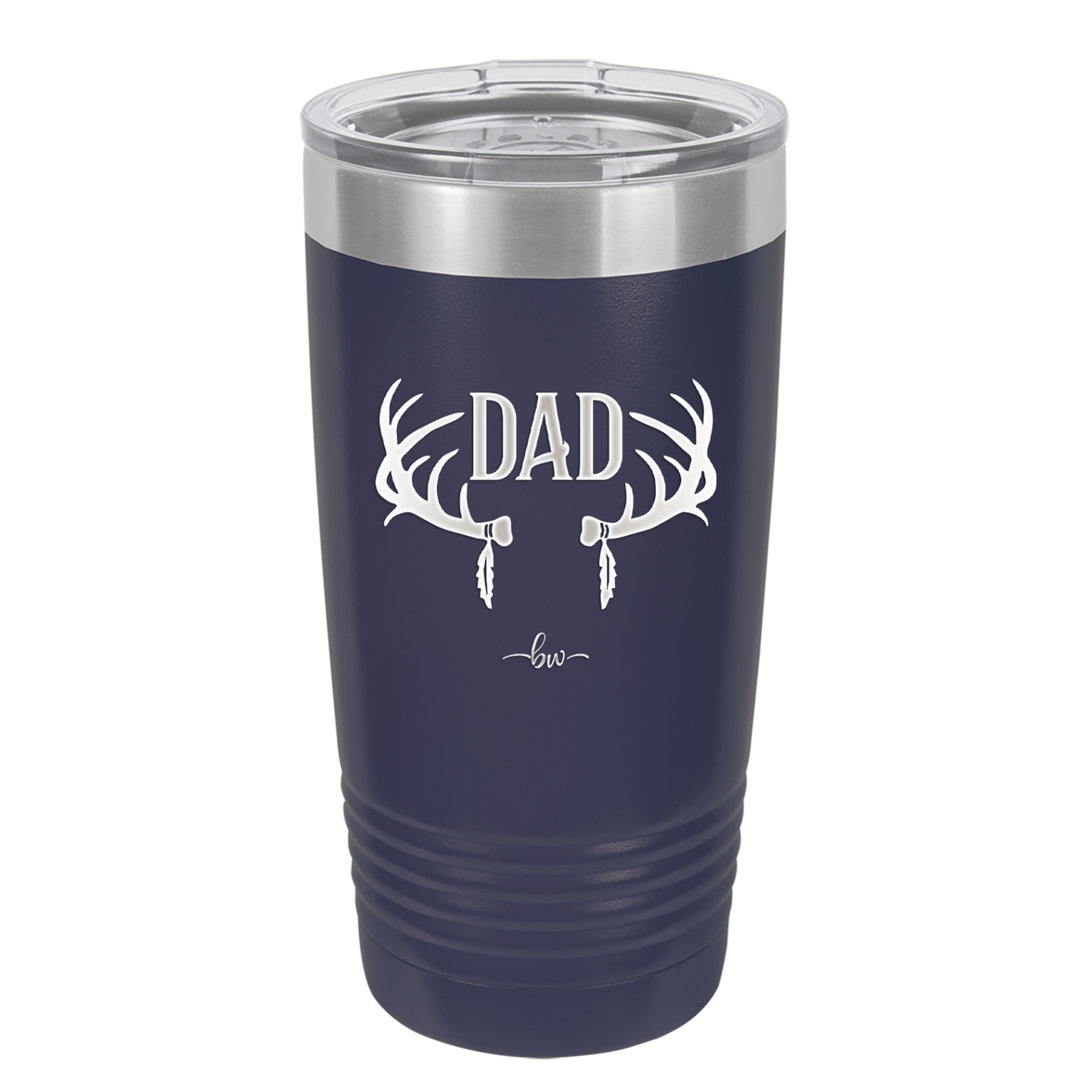 Antlers Dad - Laser Engraved Stainless Steel Drinkware - 1148 -