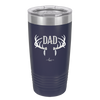 Antlers Dad - Laser Engraved Stainless Steel Drinkware - 1148 -