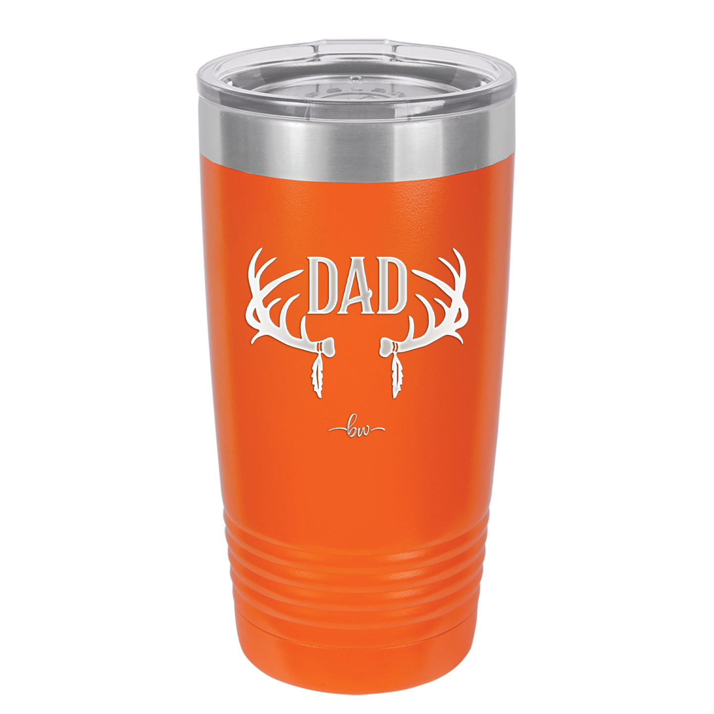 Antlers Dad - Laser Engraved Stainless Steel Drinkware - 1148 -