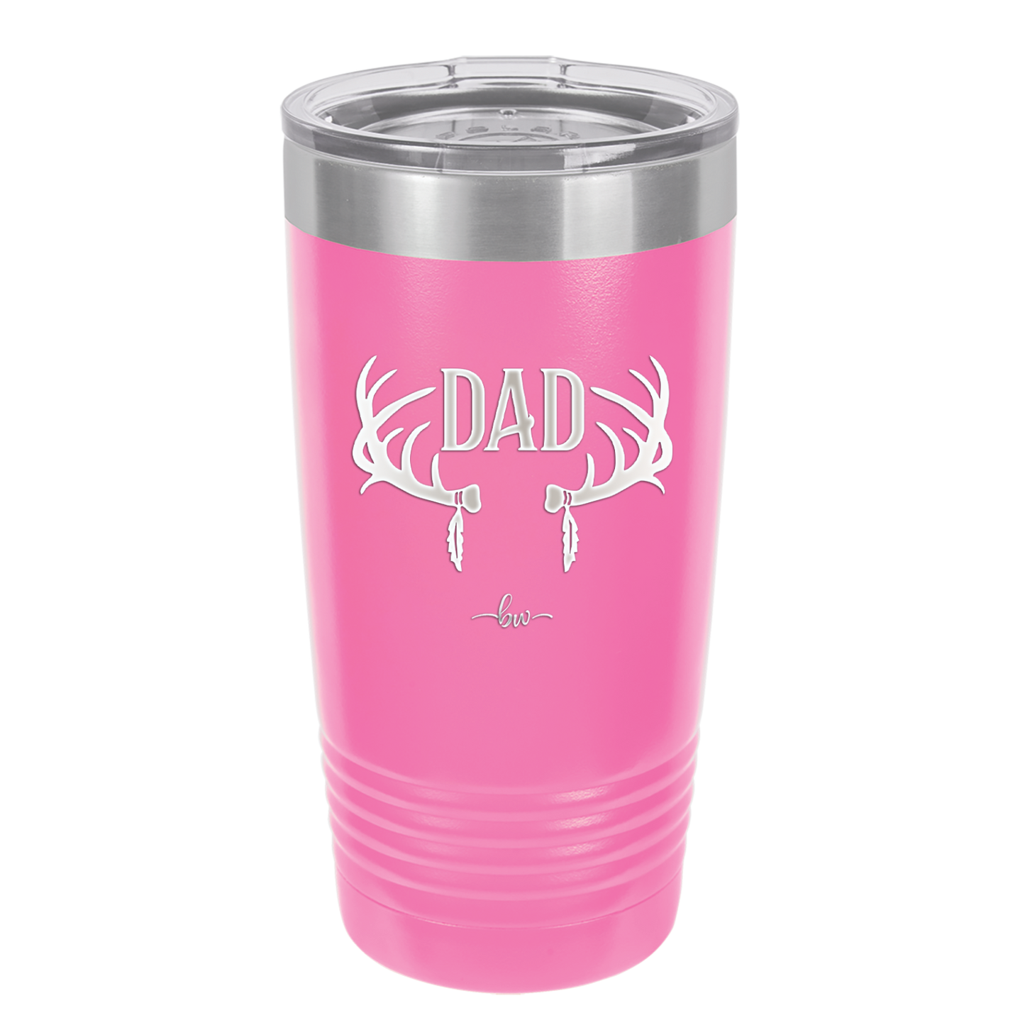 Antlers Dad - Laser Engraved Stainless Steel Drinkware - 1148 -