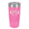 Antlers Dad - Laser Engraved Stainless Steel Drinkware - 1148 -