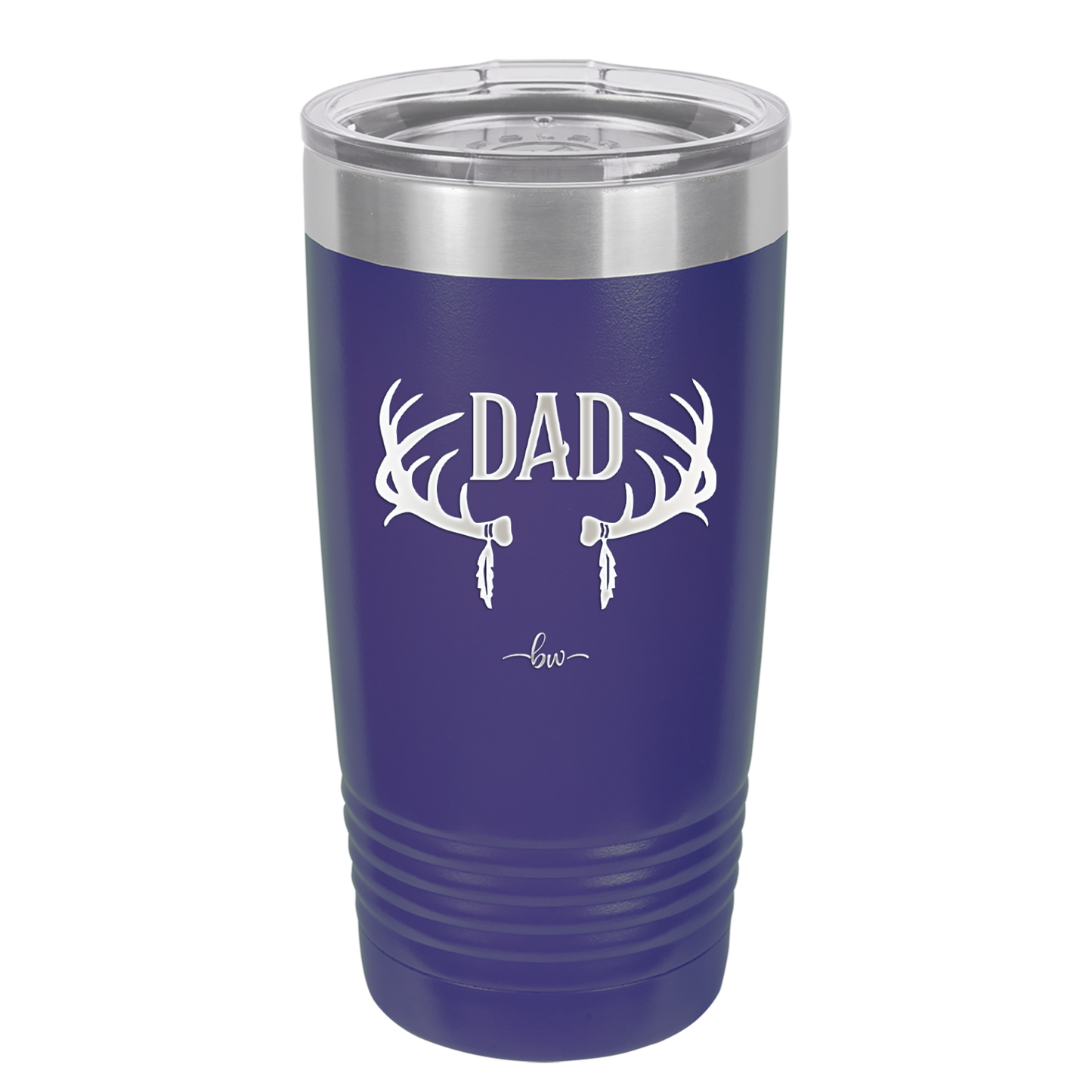 Antlers Dad - Laser Engraved Stainless Steel Drinkware - 1148 -