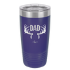 Antlers Dad - Laser Engraved Stainless Steel Drinkware - 1148 -