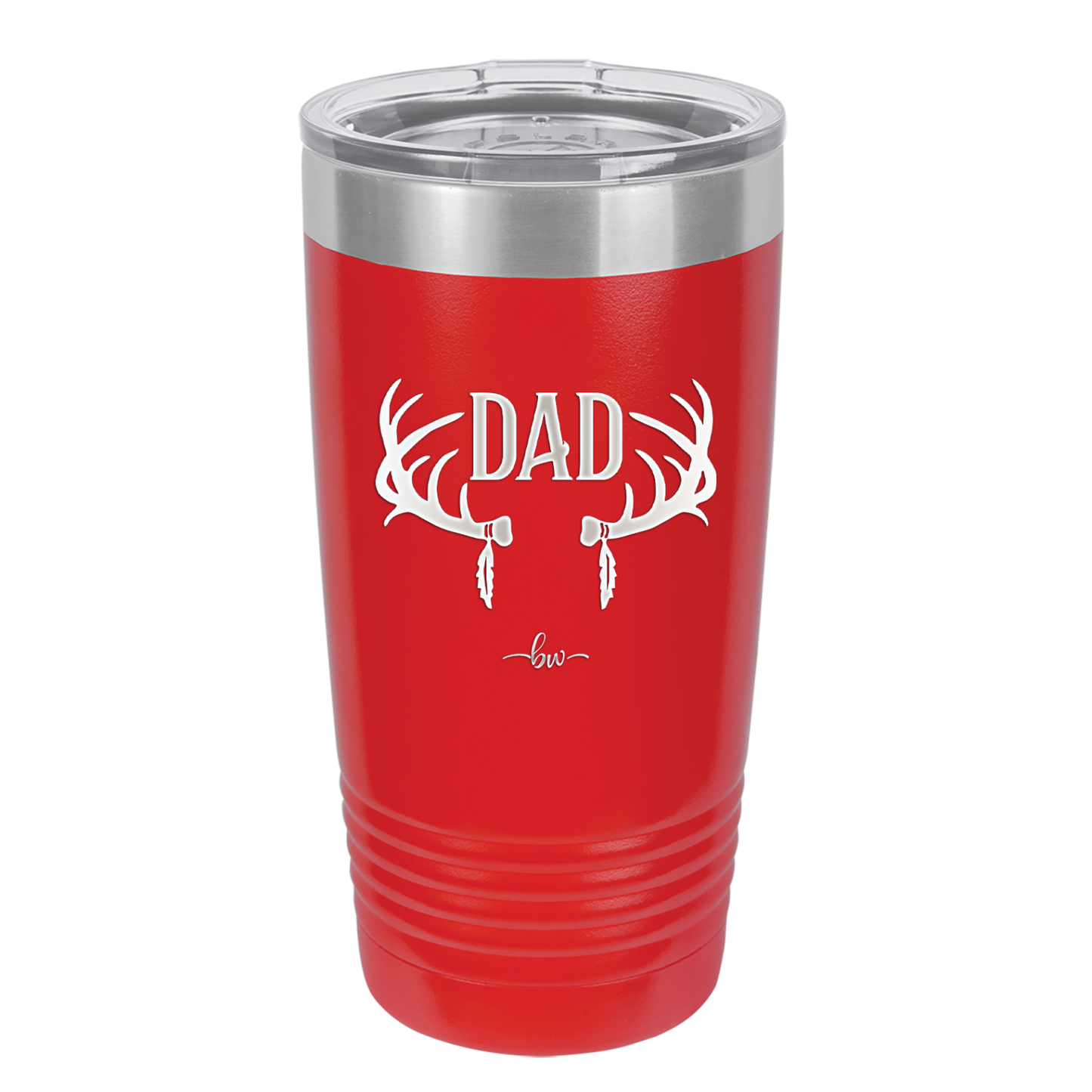 Antlers Dad - Laser Engraved Stainless Steel Drinkware - 1148 -