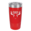 Antlers Dad - Laser Engraved Stainless Steel Drinkware - 1148 -