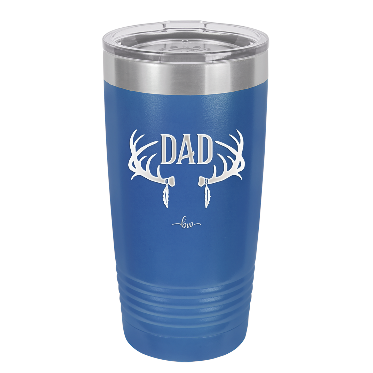 Antlers Dad - Laser Engraved Stainless Steel Drinkware - 1148 -