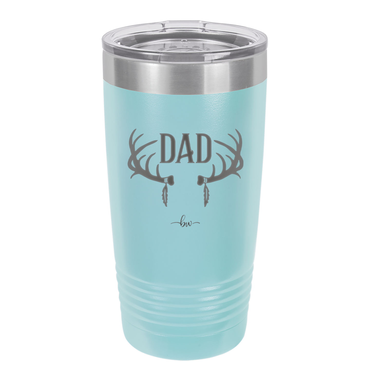 Antlers Dad - Laser Engraved Stainless Steel Drinkware - 1148 -