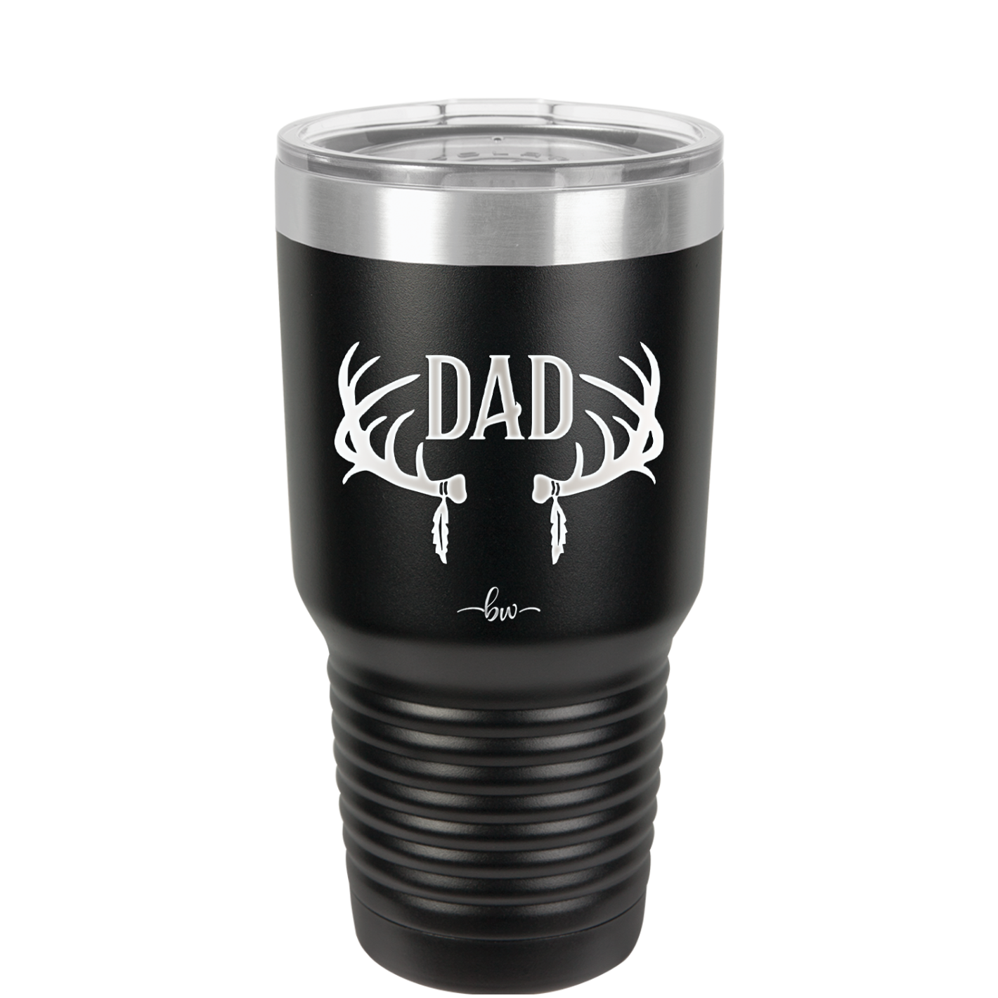 Antlers Dad - Laser Engraved Stainless Steel Drinkware - 1148 -