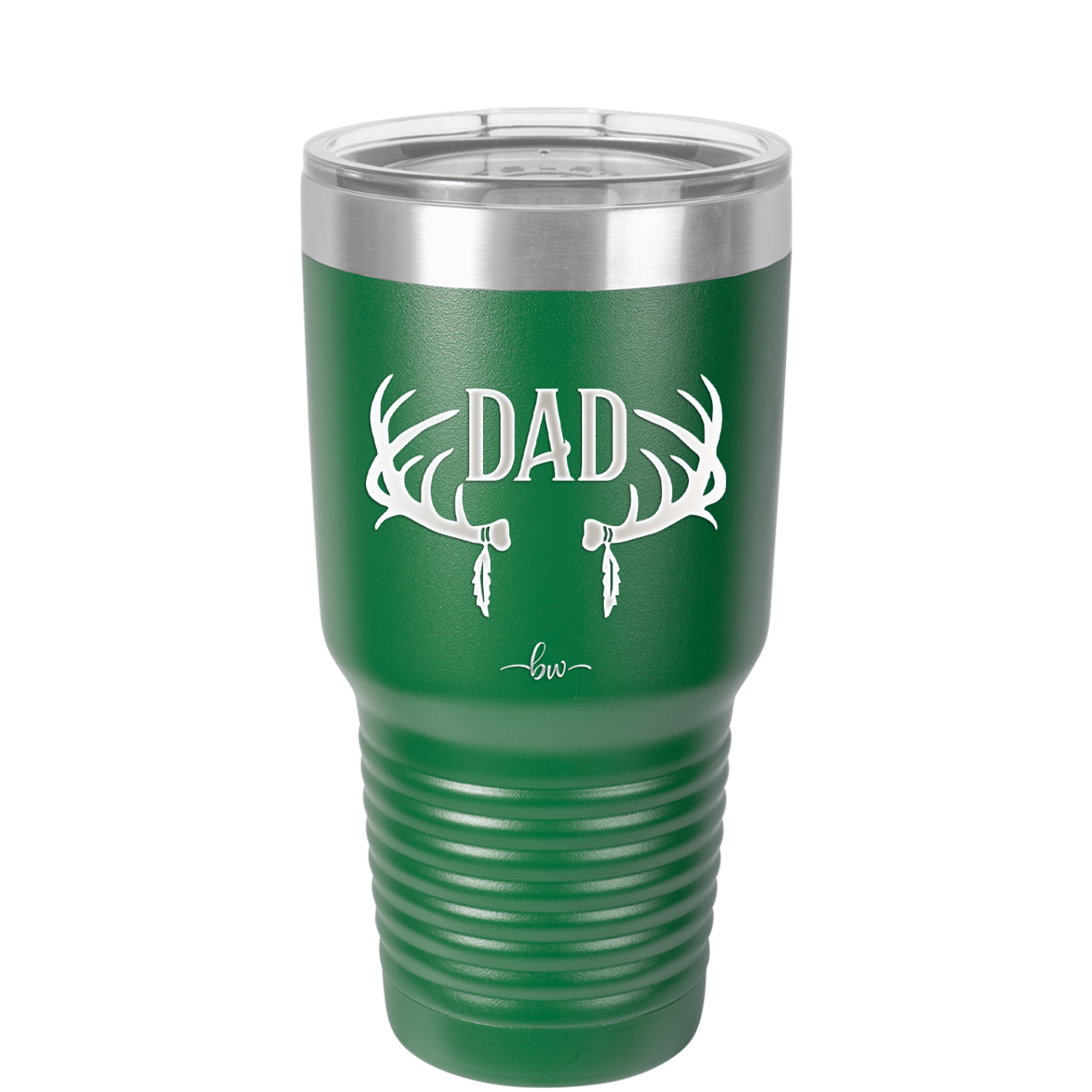 Antlers Dad - Laser Engraved Stainless Steel Drinkware - 1148 -