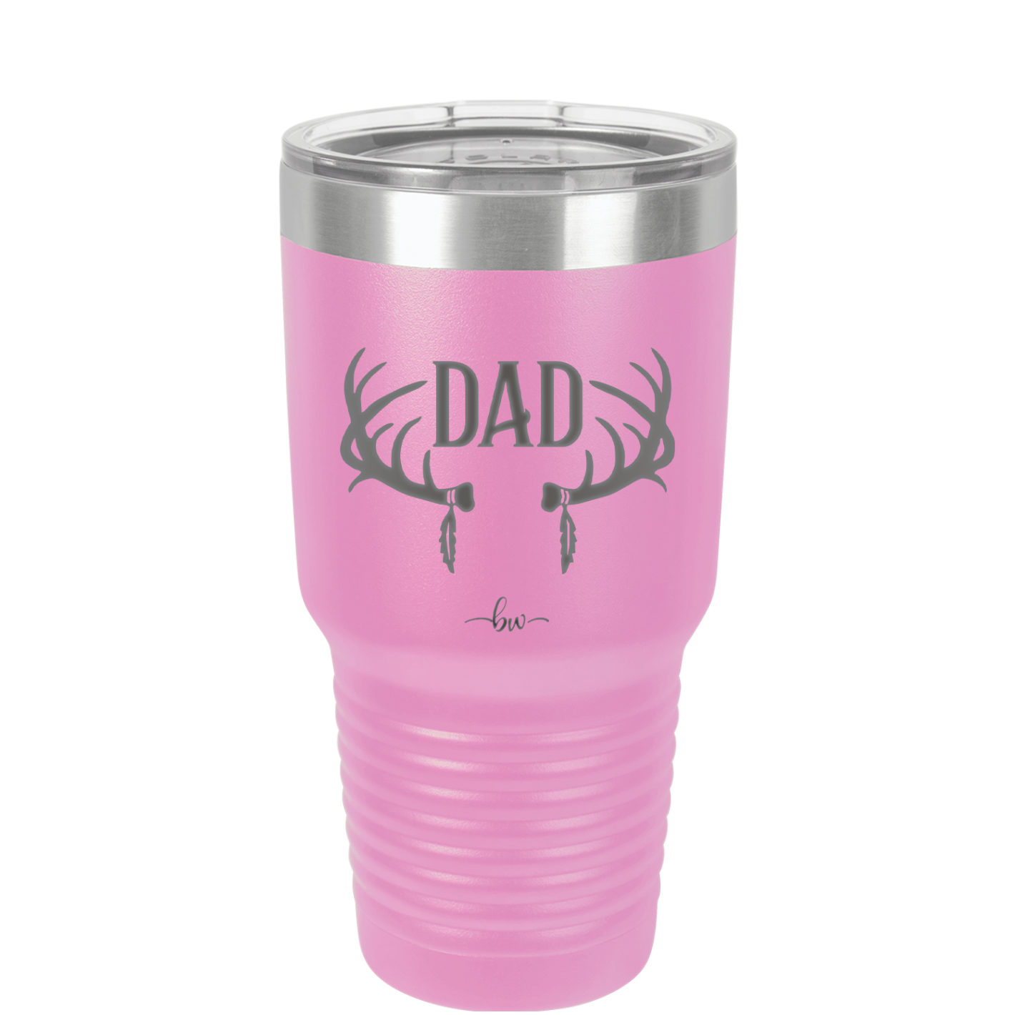 Antlers Dad - Laser Engraved Stainless Steel Drinkware - 1148 -