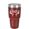 Antlers Dad - Laser Engraved Stainless Steel Drinkware - 1148 -