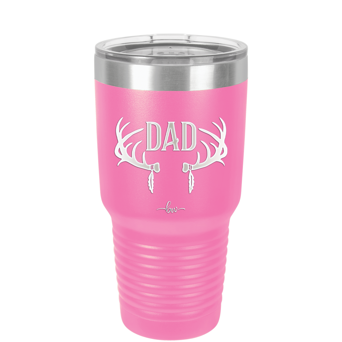 Antlers Dad - Laser Engraved Stainless Steel Drinkware - 1148 -