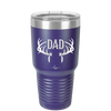 Antlers Dad - Laser Engraved Stainless Steel Drinkware - 1148 -