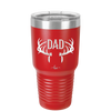 Antlers Dad - Laser Engraved Stainless Steel Drinkware - 1148 -