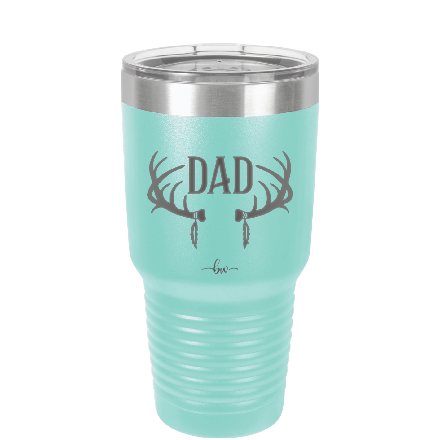 Antlers Dad - Laser Engraved Stainless Steel Drinkware - 1148 -