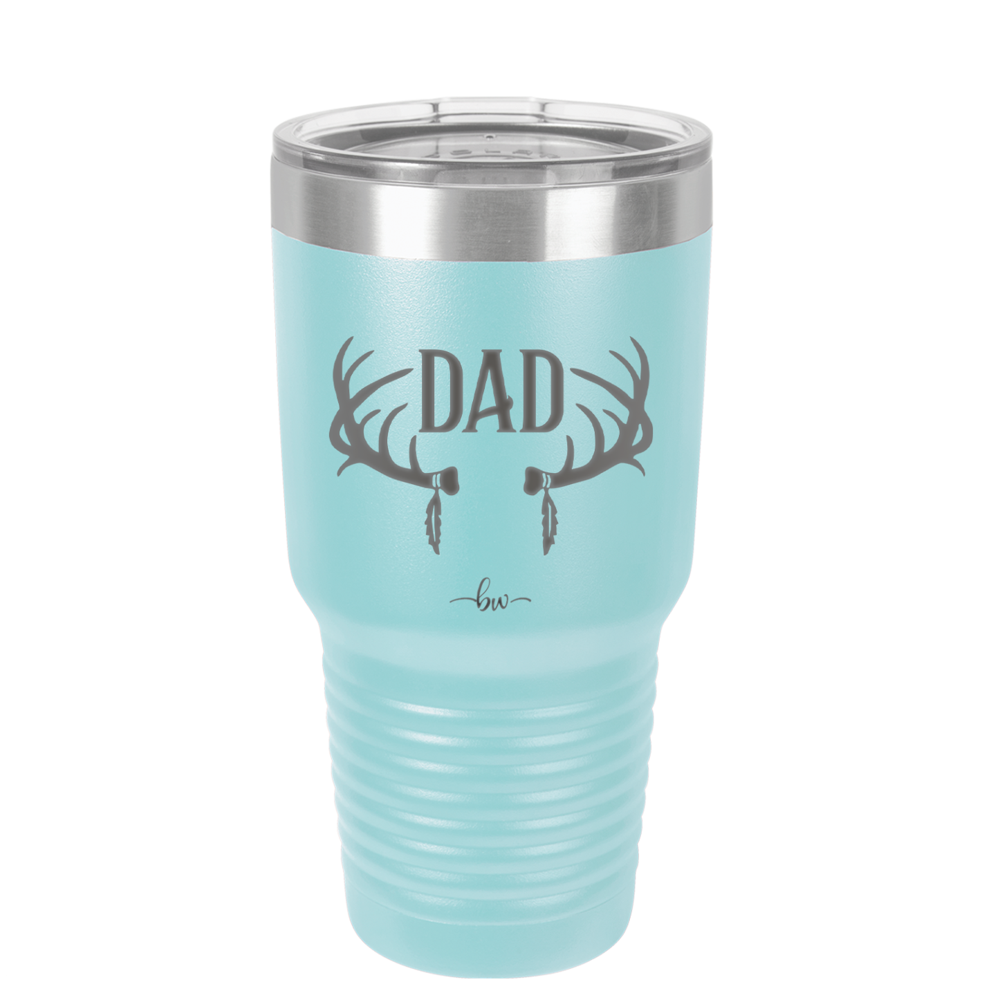 Antlers Dad - Laser Engraved Stainless Steel Drinkware - 1148 -