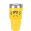 Antlers Dad - Laser Engraved Stainless Steel Drinkware - 1148 -