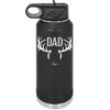 Antlers Dad - Laser Engraved Stainless Steel Drinkware - 1148 -