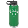 Antlers Dad - Laser Engraved Stainless Steel Drinkware - 1148 -