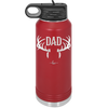 Antlers Dad - Laser Engraved Stainless Steel Drinkware - 1148 -