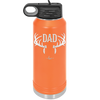 Antlers Dad - Laser Engraved Stainless Steel Drinkware - 1148 -