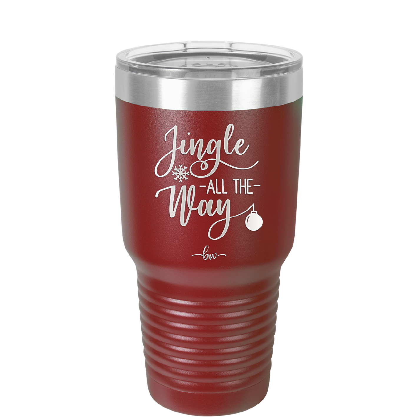 Jingle All the Way - Laser Engraved Stainless Steel Drinkware - 1221 -