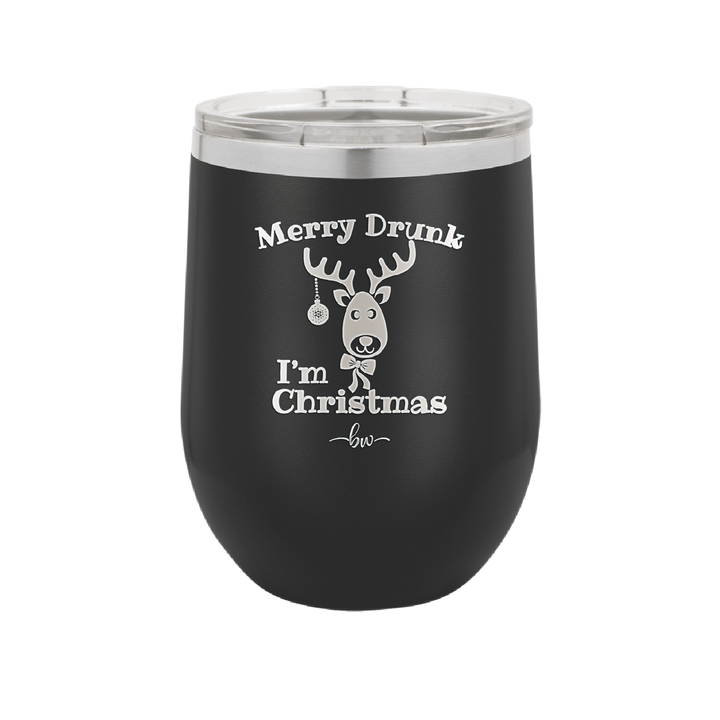 Merry Drunk I'm Christmas - Laser Engraved Stainless Steel Drinkware - 1234 -