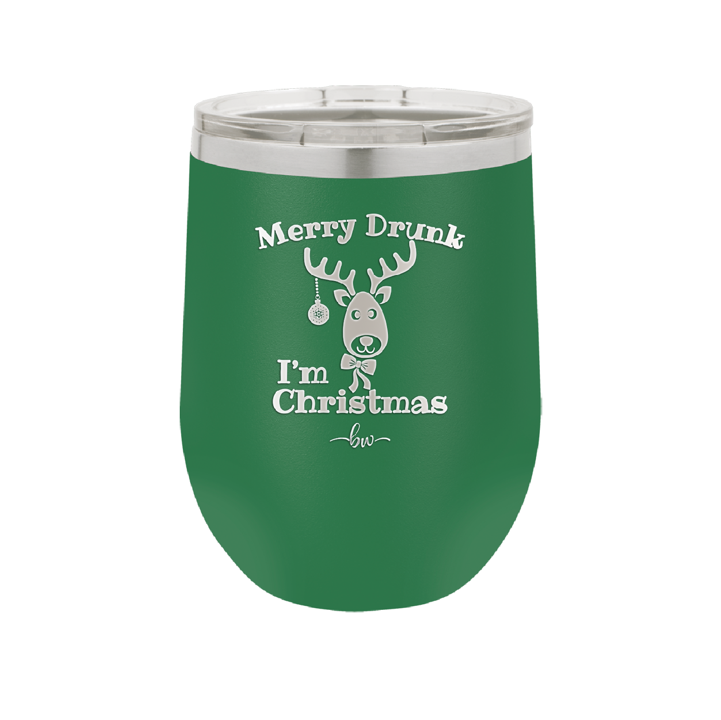 Merry Drunk I'm Christmas - Laser Engraved Stainless Steel Drinkware - 1234 -