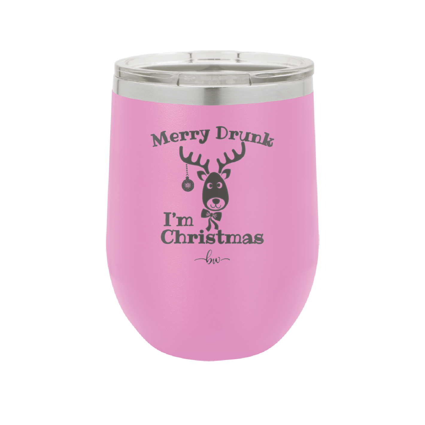 Merry Drunk I'm Christmas - Laser Engraved Stainless Steel Drinkware - 1234 -