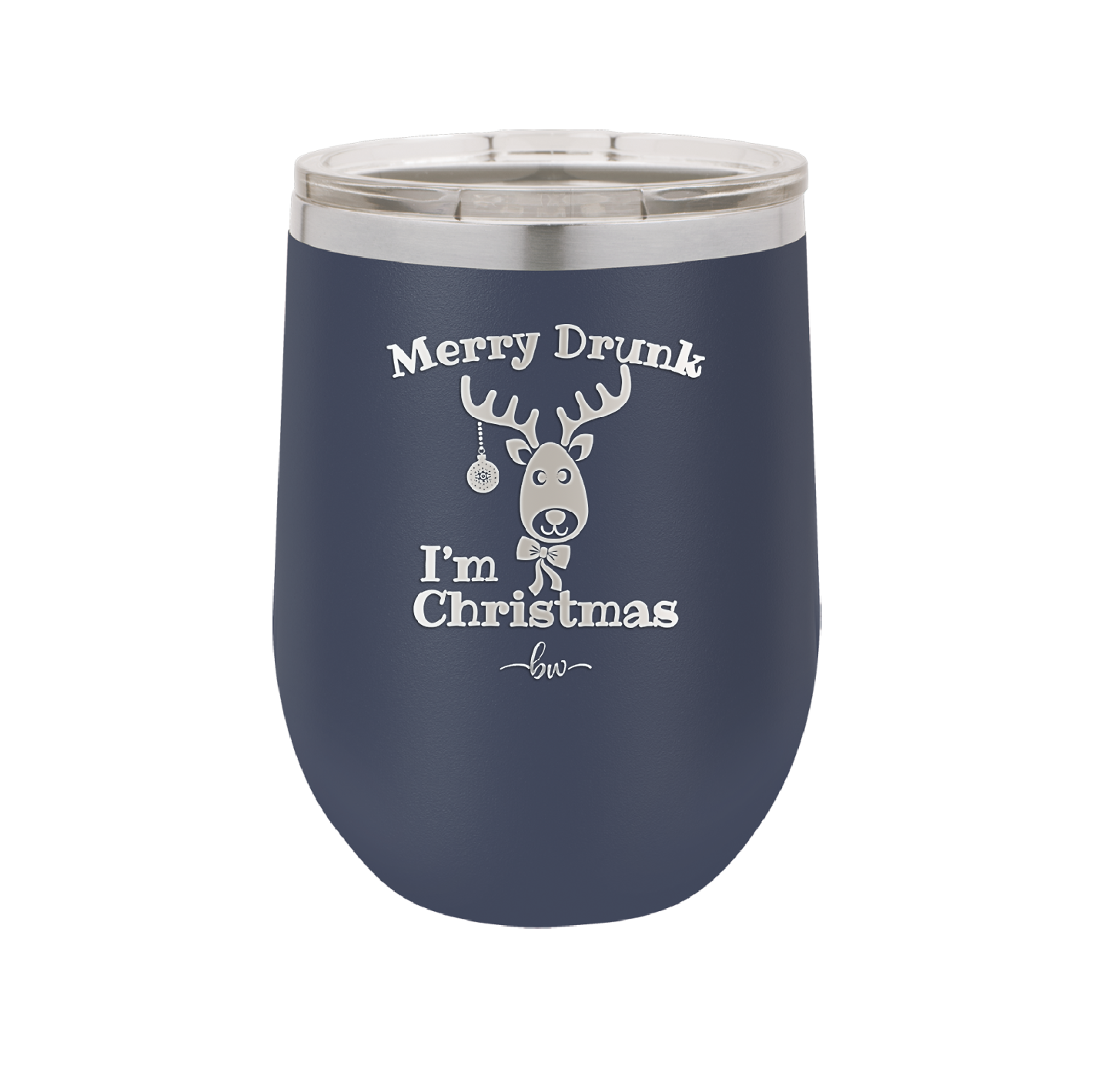 Merry Drunk I'm Christmas - Laser Engraved Stainless Steel Drinkware - 1234 -