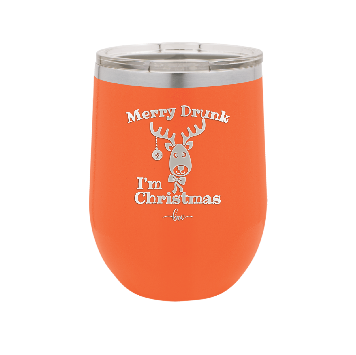 Merry Drunk I'm Christmas - Laser Engraved Stainless Steel Drinkware - 1234 -