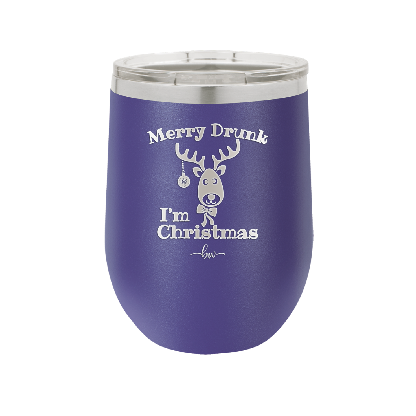 Merry Drunk I'm Christmas - Laser Engraved Stainless Steel Drinkware - 1234 -