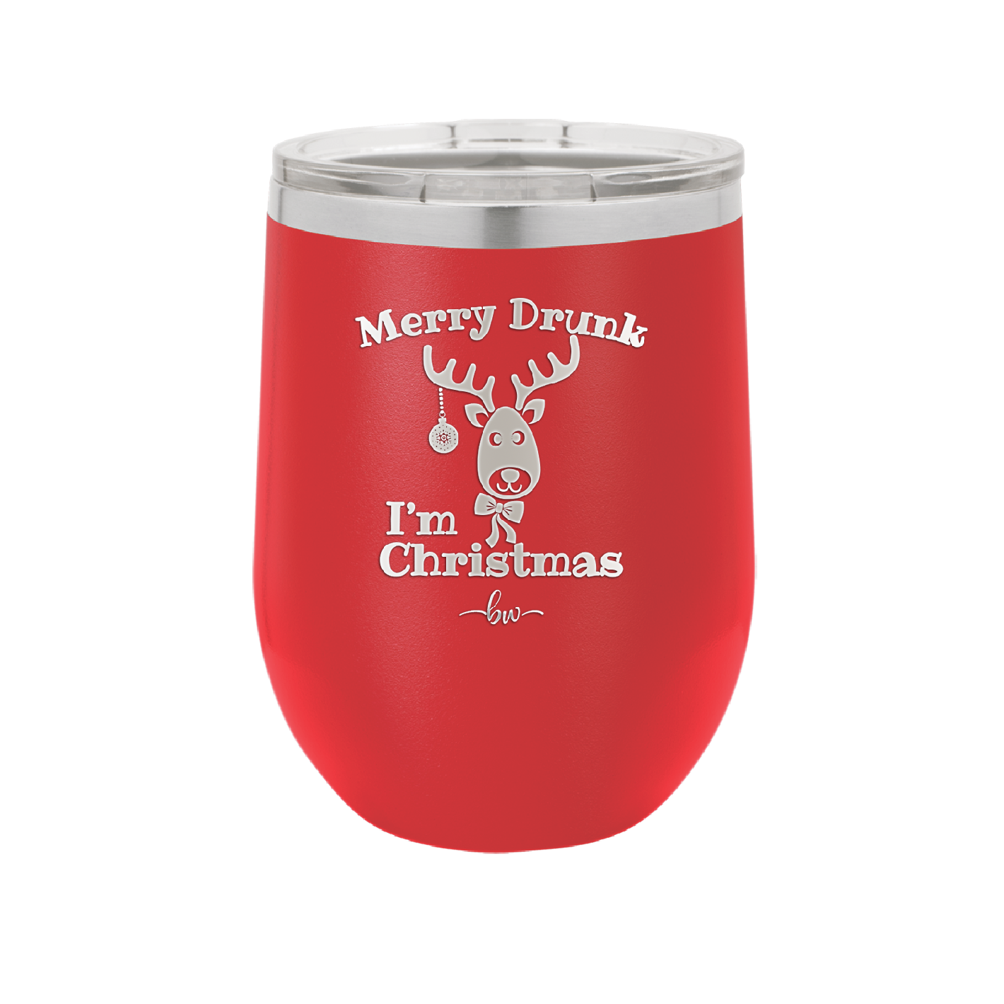 Merry Drunk I'm Christmas - Laser Engraved Stainless Steel Drinkware - 1234 -