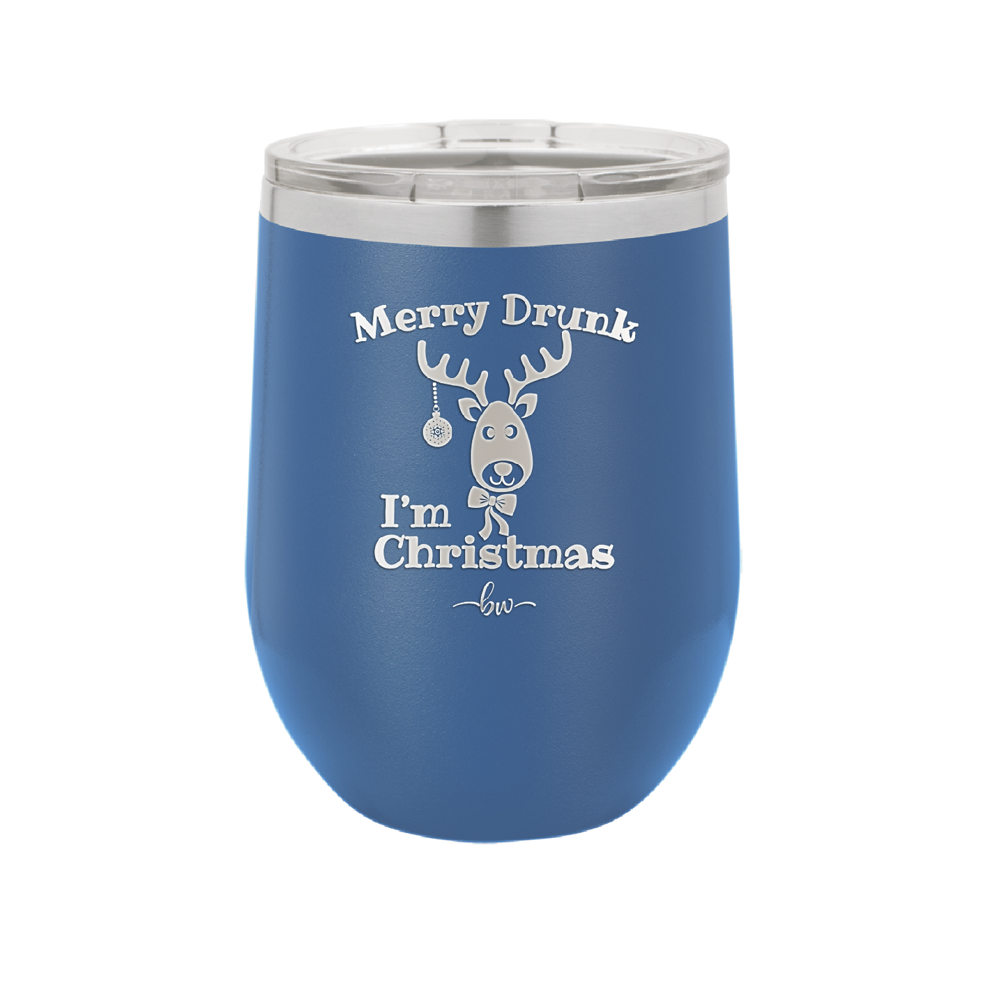 Merry Drunk I'm Christmas - Laser Engraved Stainless Steel Drinkware - 1234 -