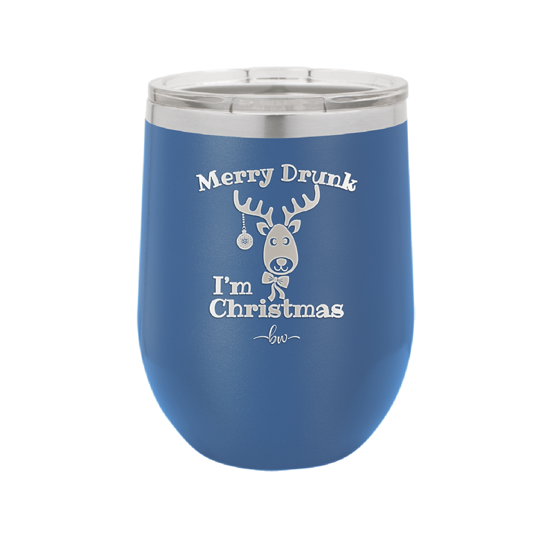 Merry Drunk I'm Christmas - Laser Engraved Stainless Steel Drinkware - 1234 -