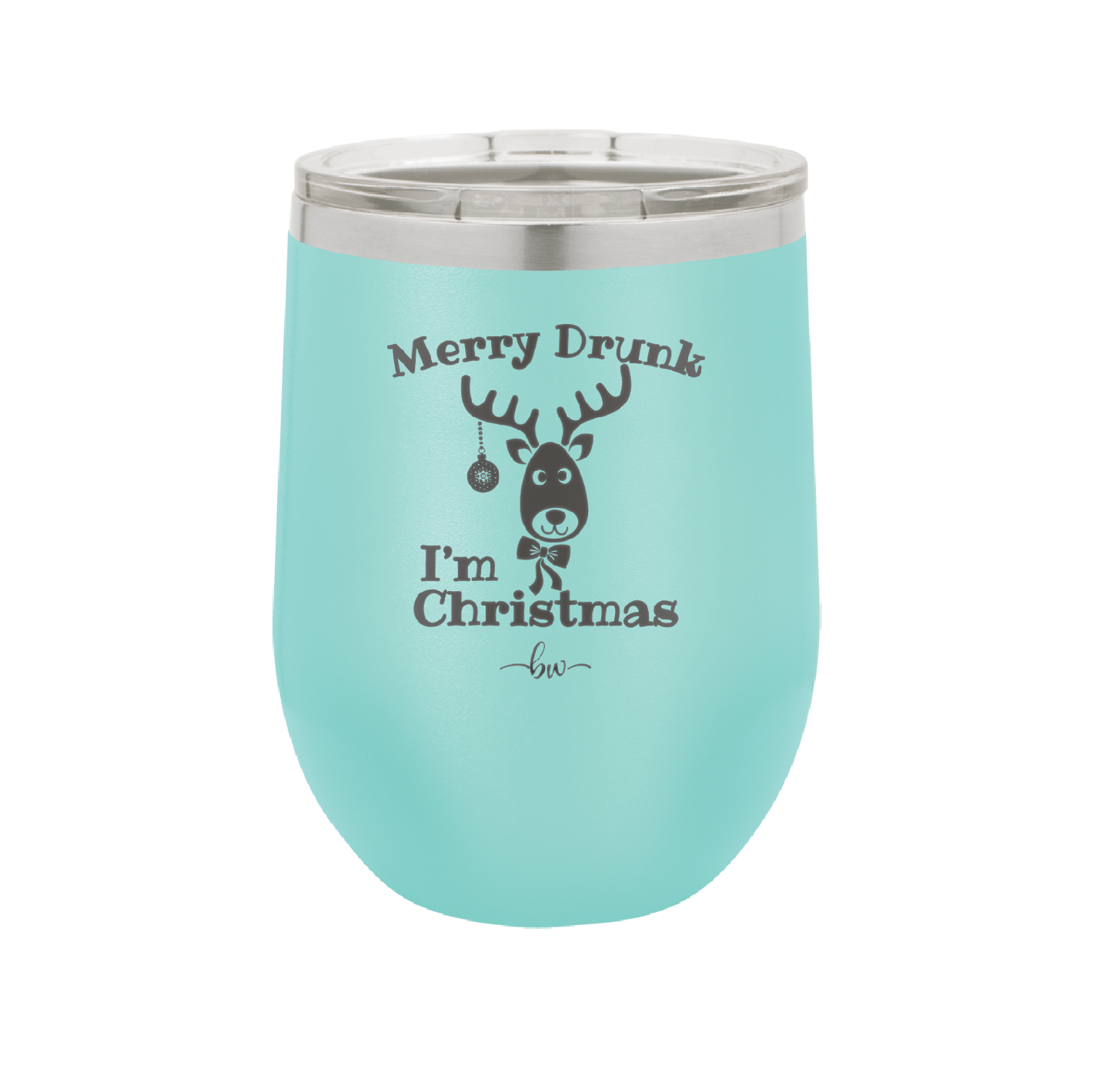 Merry Drunk I'm Christmas - Laser Engraved Stainless Steel Drinkware - 1234 -