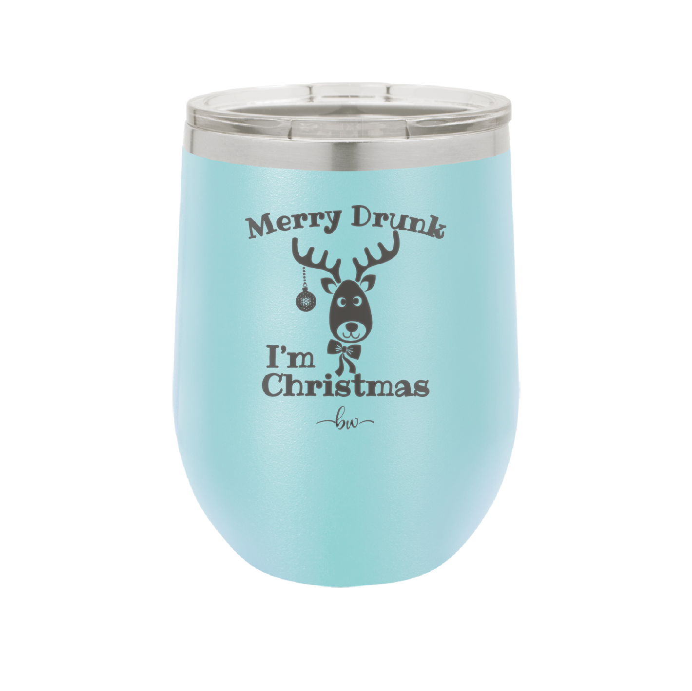 Merry Drunk I'm Christmas - Laser Engraved Stainless Steel Drinkware - 1234 -