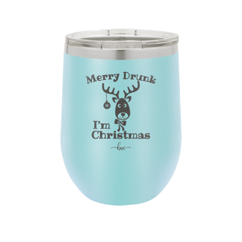 Merry Drunk I'm Christmas - Laser Engraved Stainless Steel Drinkware - 1234 -