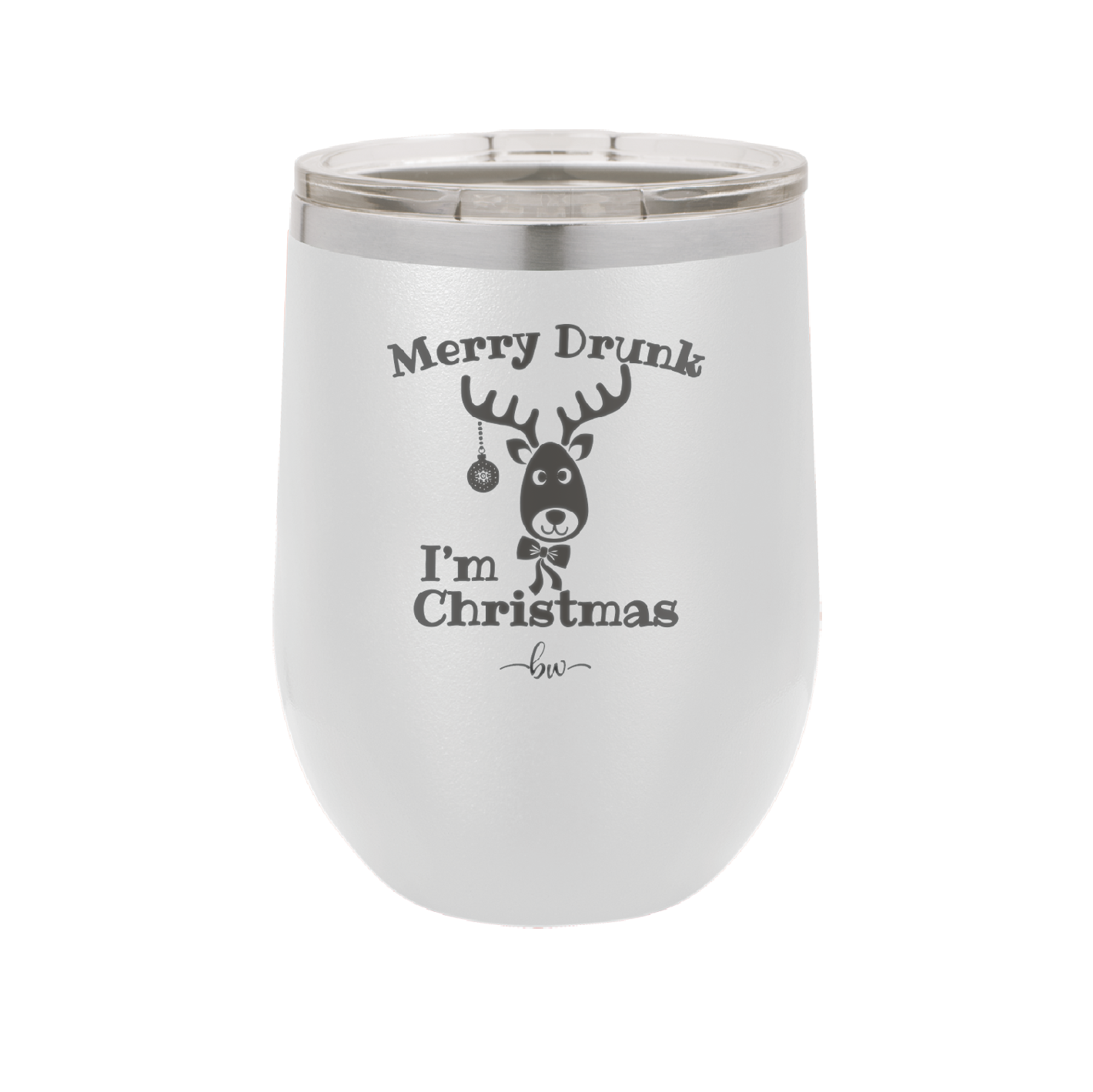 Merry Drunk I'm Christmas - Laser Engraved Stainless Steel Drinkware - 1234 -