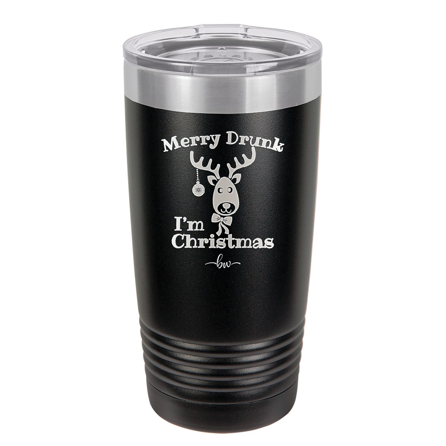 Merry Drunk I'm Christmas - Laser Engraved Stainless Steel Drinkware - 1234 -