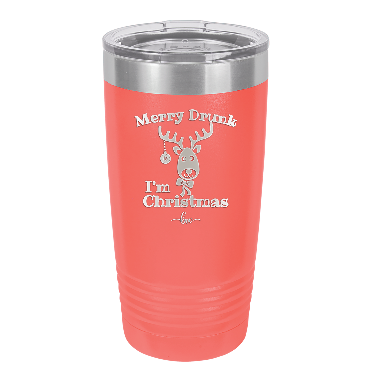 Merry Drunk I'm Christmas - Laser Engraved Stainless Steel Drinkware - 1234 -