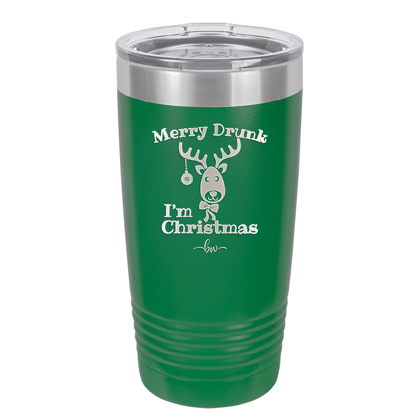 Merry Drunk I'm Christmas - Laser Engraved Stainless Steel Drinkware - 1234 -